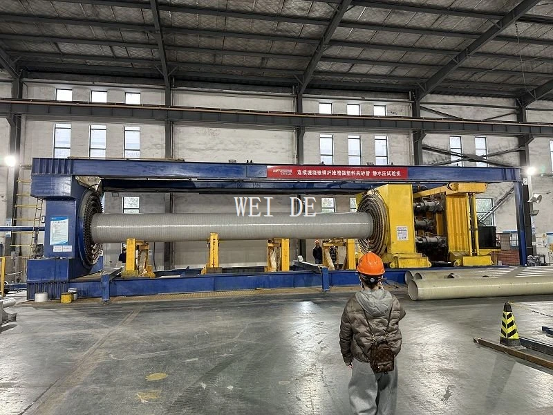 Countinue Filament Winding FRP Pipe Produciton Line suppliers